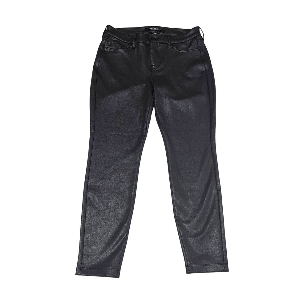 Liverpool Jacqueline Skinny coated black pants women's size 6/28